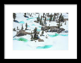 Desolation Blue Ice - Framed Print