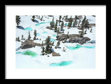 Desolation Blue Ice - Framed Print