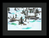 Desolation Blue Ice - Framed Print