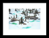 Desolation Blue Ice - Framed Print