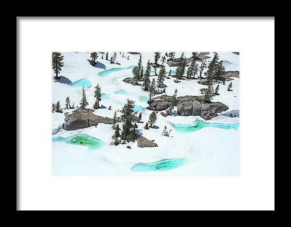 Desolation Blue Ice - Framed Print