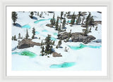 Desolation Blue Ice - Framed Print