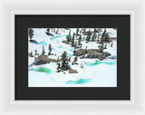 Desolation Blue Ice - Framed Print