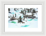 Desolation Blue Ice - Framed Print