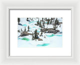 Desolation Blue Ice - Framed Print