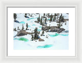 Desolation Blue Ice - Framed Print