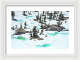 Desolation Blue Ice - Framed Print