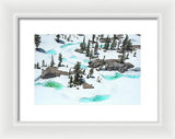 Desolation Blue Ice - Framed Print