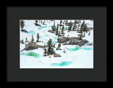 Desolation Blue Ice - Framed Print