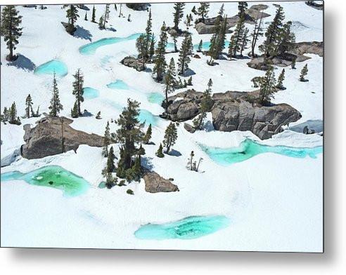 Desolation Blue Ice - Metal Print