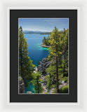Dl Bliss Lookout By Brad Scott - Framed Print