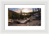 Eagle Falls Morning Glow By Brad Scott - Framed Print