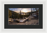 Eagle Falls Morning Glow By Brad Scott - Framed Print
