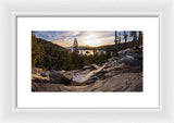 Eagle Falls Morning Glow By Brad Scott - Framed Print