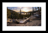 Eagle Falls Morning Glow By Brad Scott - Framed Print