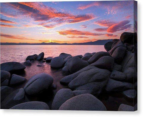 East Shore Bliss By Brad Scott - Canvas Print-10.000" x 7.125"-Lake Tahoe Prints