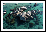 East Shore Boulders - Framed Print
