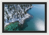 East Shore Winter Aerial By Brad Scott - Framed Print