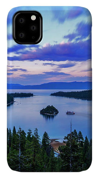 Emerald Bay And Ms Dixie At Sunset By Brad Scott - Phone Case