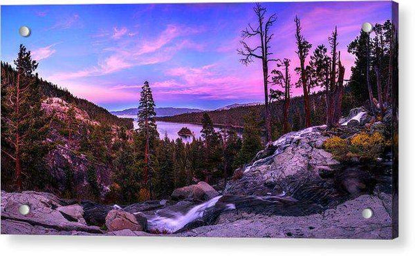 Emerald Bay Dreaming By Brad Scott - Acrylic Print