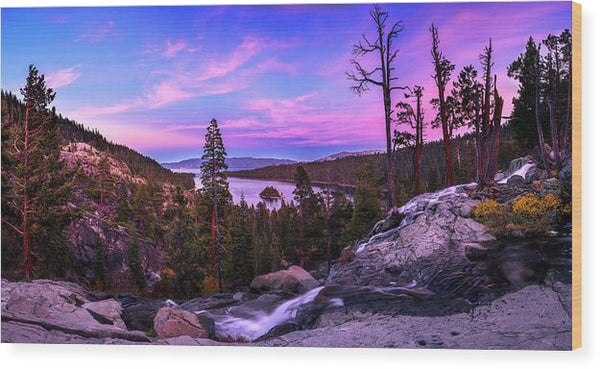 Emerald Bay Dreaming By Brad Scott - Wood Print