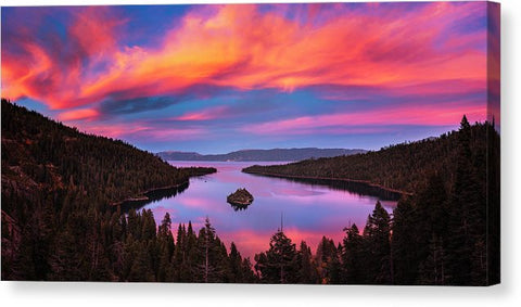 Emerald Bay Explode by Brad Scott - Canvas Print