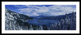 Emerald Bay First Snow - Framed Print