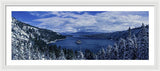 Emerald Bay First Snow - Framed Print