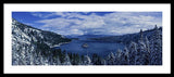 Emerald Bay First Snow - Framed Print