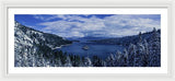 Emerald Bay First Snow - Framed Print