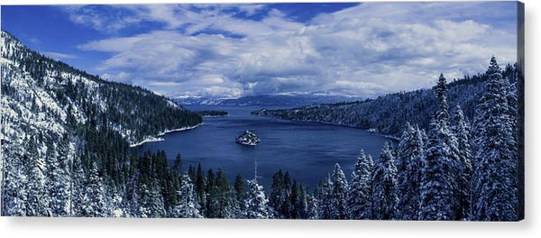 Emerald Bay First Snow - Acrylic Print
