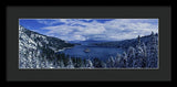 Emerald Bay First Snow - Framed Print