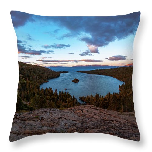 Emerald Bay Granite By Brad Scott - Throw Pillow