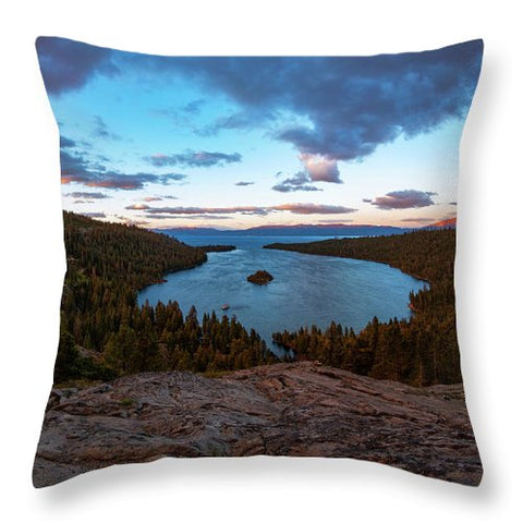 Emerald Bay Granite By Brad Scott - Throw Pillow