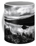 Emerald Bay Rays Black And White By Brad Scott - Mug