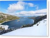 Emerald Bay Slopes - Canvas Print-10.000" x 6.625"-Lake Tahoe Prints