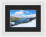 Emerald Bay Slopes - Framed Print