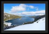 Emerald Bay Slopes - Framed Print