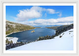 Emerald Bay Slopes - Framed Print