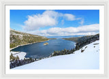 Emerald Bay Slopes - Framed Print