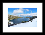 Emerald Bay Slopes - Framed Print