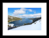 Emerald Bay Slopes - Framed Print
