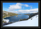 Emerald Bay Slopes - Framed Print