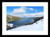 Emerald Bay Slopes - Framed Print