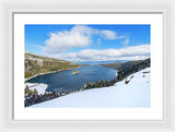 Emerald Bay Slopes - Framed Print