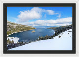 Emerald Bay Slopes - Framed Print