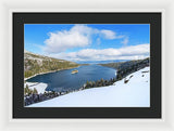Emerald Bay Slopes - Framed Print