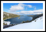 Emerald Bay Slopes - Framed Print