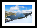 Emerald Bay Slopes - Framed Print