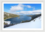 Emerald Bay Slopes - Framed Print